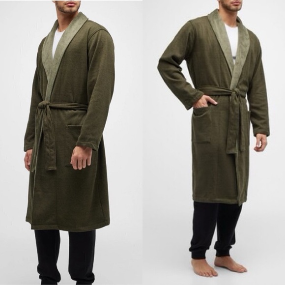 UGG Other - UGG Men's Robinson Two-Tone Robe in Volcano Heather Size M/L
